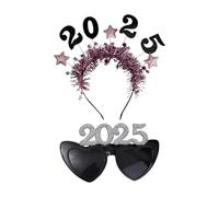 1 Bandeau 2025 Et 1 Pièce 2025 Lunettes, Fournitures De Fête Créatives, Accessoires Photo, Décorations De Fête, Fournitures De Fête