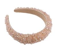 1 bandeau de perles fait à la main for femme, accessoires de cheveux for femme, mariage, style bohème, bandana rétro, cerceau délicat, couvre-chef, mode tempérament, anneau de cheveux en éponge for fe