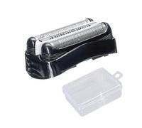 1 bandeau de rechange pour rasoir, 1 boîte de rangement transparente, accessoires de rasoir électrique, têtes de rasoir, têtes de rasoir pour homme, têtes de rechange compatibles (noir)