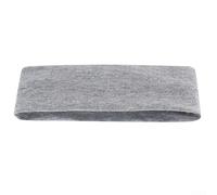 1 bandeau de yoga pour femme - Tissu antidérapant absorbant la transpiration - Maintient les cheveux en place pendant le fitness, le tennis, la course à pied, l'exercice (gris peu profond)