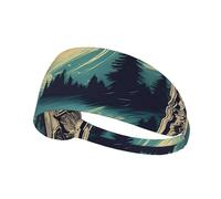 1 bandeau élastique imprimé « Not All Who Wander Are Lost » pour femme et homme - Pour la course à pied, les exercices en plein air