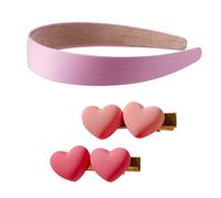 1 bandeau et 2 épingles à cheveux Love, bandeau simple à large bord, bandeau de cheveux uni, épingles à cheveux mignonnes, accessoires de robe de bal, accessoires pour cheveux pour femmes et filles