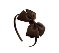 1 bandeau fait à la main avec nœuds pour bébé fille - Joli nœud solide - Accessoires pour cheveux de bébé (nu)