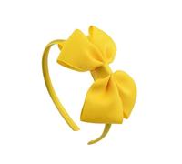 1 bandeau fait à la main en ruban pour cheveux pour bébé fille, joli nœud solide, accessoire pour cheveux de bébé (bleu)