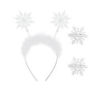 1 Bandeau Flocon De Neige, 2 Épingles À Cheveux Flocon De Neige, Accessoires Pour Cheveux, Bandeau Flocon De Neige Pour Femme, Accessoires Pour Cheveux Tendance, Accessoires Pour Cheveux.