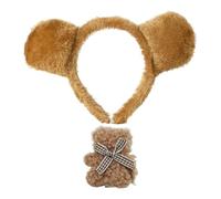 1 Bandeau Ours Brun Et 1 Épingle À Cheveux Ours, Bandeau En Peluche Mignon, Accessoires Pour Cheveux De Jeu De Rôle Animal, Accessoires De Performance