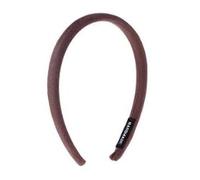 1 bandeau texturé en forme de couronne café profond en tissu doux décoratif pour se laver le visage quotidien voyage portrait tenue assortie
