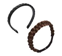 1 Bandeau Tressé, 1 Bandeau Tressé, Tresses De Perruque Pour Femme, Extensions De Cheveux, Accessoires Pour Cheveux, Décorations Tressées Moelleuses.
