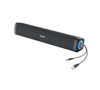 1 Barre de son, LED RGB, haut-parleurs 3W, connexion USB jack 3.5mm, pour TV PC tablette .