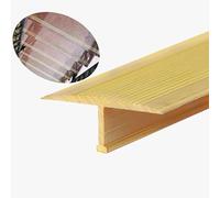 1 barre de transition en laiton en forme de T for plancher - Barre de seuil durable de 1 m for planchers en bois, vinyle, stratifié et carrelage(27x11mm(1.06x0.43 in))