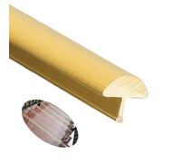 1 barre de transition en laiton en forme de T for plancher - Barre de seuil durable de 1 m for planchers en bois, vinyle, stratifié et carrelage(8x6.3mm(0.31x0.25 in))