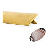 1 barre de transition en laiton en forme de T for plancher - Barre de seuil durable de 1 m for planchers en bois, vinyle, stratifié et carrelage(40x10mm(1.57x0.39 in))