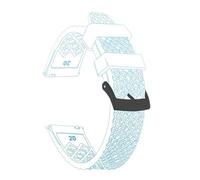 1 barrette de ressort dégagement for bracelet montre en caoutchouc FKM à motif nid d'abeille 20 mm/22 mm for SRP775 - Bracelet remplacement résistant la transpiration et durable(Sky Blue 2,22mm)