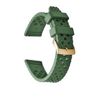1 barrette de ressort dégagement for bracelet montre en caoutchouc FKM à motif nid d'abeille 20 mm/22 mm for SRP775 - Bracelet remplacement résistant la transpiration et durable(Green 3,22mm)