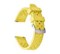 1 barrette de ressort dégagement for bracelet montre en caoutchouc FKM à motif nid d'abeille 20 mm/22 mm for SRP775 - Bracelet remplacement résistant la transpiration et durable(Yellow 1,20mm)