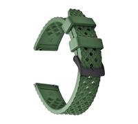 1 barrette de ressort dégagement for bracelet montre en caoutchouc FKM à motif nid d'abeille 20 mm/22 mm for SRP775 - Bracelet remplacement résistant la transpiration et durable(Green 2,20mm)