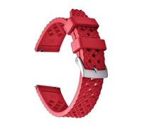 1 barrette de ressort dégagement for bracelet montre en caoutchouc FKM à motif nid d'abeille 20 mm/22 mm for SRP775 - Bracelet remplacement résistant la transpiration et durable(Red 1,22mm)