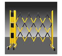1 barrière de Circulation Extensible, Garde-Corps de sécurité routière/clôture de Jardin avec roulettes, barrière de Chantier pour allée de Garage/Route, Portail Ciseaux