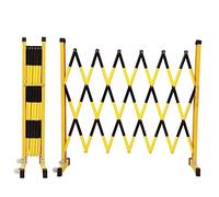 1 barrière de sécurité Extensible de 119 cm de Hauteur, barrière de sécurité Flexible pour allée, barrière de sécurité Pliable Mobile avec roulettes pour Une Protection renforcée et Un contr