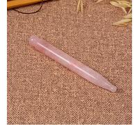 1 bâton de massage en quartz rose naturel Guasha points d'acupuncture