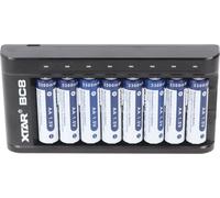 1.batterie 5 volts pour caméra animalière, caméra animalière, 8x batterie et 1x chargeur