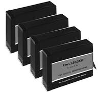 1 Batterie à 4 x Compatible avec CINOXBT, CINOXBT/A pour Insta360 One X 360 Action Cam [Li-ION | 1150 mAh | 3,8 V