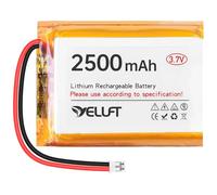 1 batterie au lithium polymère 3,7 V 2500 mAh 1S 1C 104050 avec carte de protection et prise JST2.0 pour appareils électroniques