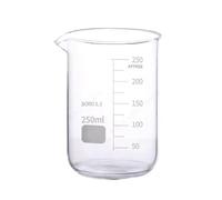 1 bécher en verre borosilicaté à paroi épaisse de 5000 ml - Matériel de laboratoire résistant aux hautes températures for des mesures précises(250ml)