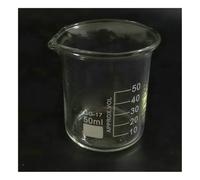 1 bécher en verre gradué transparent de 25 ml à 2000, outil d'expérimentation verrerie laboratoire Équipements de laboratoire