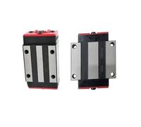 1 bloc coulissant HGH15CA HGW15CC compatible avec le guide linéaire HGR15 for rail linéaire CNC DIY.(2 pcs,HGW15CC)