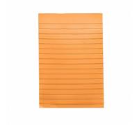 1 bloc de notes autocollantes lignées 4 x 6 avec lignes autocollantes, 8 50 feuilles/bloc transparent (taille unique)