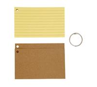 1 bloc-notes ligné avec arc-en-ciel, jaune clair | Adhésif puissant pour bureau et maison - Design facile à déchirer pour tableaux blancs et murs