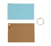 1 bloc-notes ligné de 10 couleurs vives avec dos résistant aux déchirures, idéal pour les tableaux blancs, les cahiers, les murs, les bureaux, les notes adhésives avec lignes
