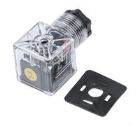 1 bobine électrovanne de valve hydraulique DC24 V avec indicateur de tension transparent conçu pour une performance et une sécurité optimales