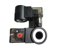 1 bobine filetée de valve de cartouche trou intérieur 13 mm de hauteur 37 mm AC 220 V DC24 V bobine électrovanne hydraulique (DC 24 V)