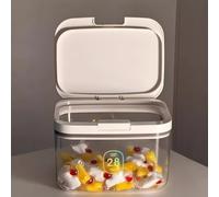 1 boîte à dosettes de linge avec couvercle pop-up, distributeur de détergent, support de feuille de sèche-linge, pot de rangement pour lessive en poudre, savon, perles de parfum