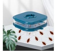 1 boîte anti-cafards efficace sans appât avec attractif ajouté, adaptée à une utilisation intérieure et extérieure