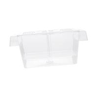 1 Boîte Boîte d'incubation Pinces pour Aquarium Filtre à Poisson Filet de pêche hermétique Pompe couveuse incubateur d'éclosion conteneur de séparation d'aquarium Acrylique Blanche COLLBATH