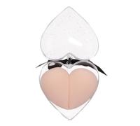 1 Boîte Coffret de deux Éponges Cosmétiques Cœur Rose | Forme Cœur, Texture Souple et Rebondie, Répartition Homogène, Boîte Incluse, Pratique pour Maquillage Couleur Aléatoire