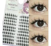 1/boîte de 120 paquets de faux cils en vison naturel russe 3D individuel extension de cils grappes outil de maquillage gros cils