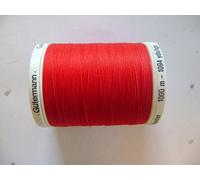 1 Boîte de 5 rouleaux 1000mtr Gutermann 100% polyester Fils à coudre - 156 Couleur Rouge