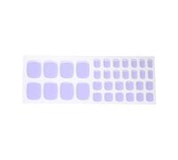 1 boîte de bandes adhésives en gel pour ongles - Facile à utiliser - Unicolore - Indispensable pour les orteils