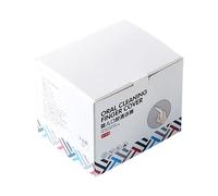 1 Boîte De Lingettes Nettoyantes Pour La Langue Du Nourrisson Brosse À Doigts En Tissu Non Tissé Outil De Massage Doux De La Bouche Pour Les Nouveau-nés À 2 Ans