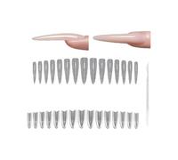 1 boîte de manucure ovale effilée sans effort - Pas besoin d'outils - Allongement instantané pour les styles boosters et ongles de maman