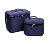 1 boîte de rangement pour cosmétiques, trousse de maquillage, organisateur de voyage, trousse de voyage, grande capacité, valise, vitrine cosmétique, E, M-26cm/10.23inch