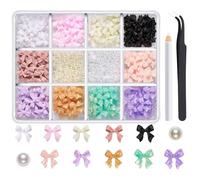 1 boîte de strass pour ongles 3D pour femmes, décoration d'ongles, projets artistiques, accessoires d'embellissement
