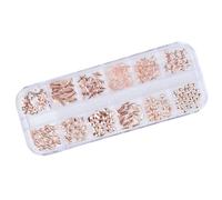 1 Boîte Décoration pour Ongles, Rivets Nail Art DIY Élégants | Application Facile, Plus D’options Créatives, pour École Beauté, Usage Maison, Techniciens et Influenceuses