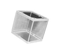 1 boîte d'élevage flottante transparente pour aquarium, filet d'isolation réglable, installation facile, enclos pour poissons frites, boîte transparente, filet amovible multi-usages