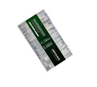 1 boîte d'extensions ovales pour ongles sandwich pour un ajustement naturel et confortable, matériaux ABS longue tenue