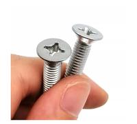 1 boîte GB819 M1.6 M2 M2.5 M3 M4 M5 M6 M8 Kit d'assortiment de vis à tête fraisée cruciforme en acier inoxydable 304(M2.5 600pcs)